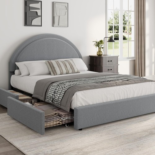 Full size bed frame storage - full,