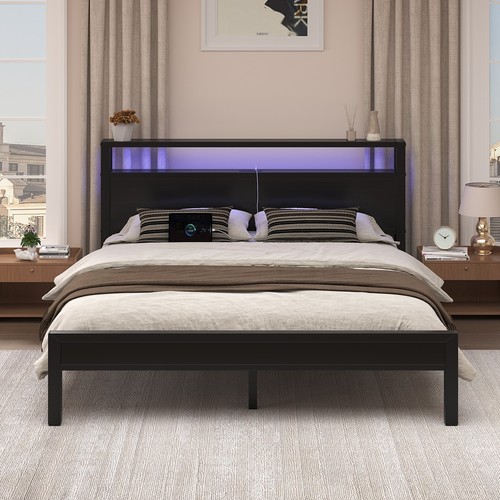 Metal bed frame - bed,