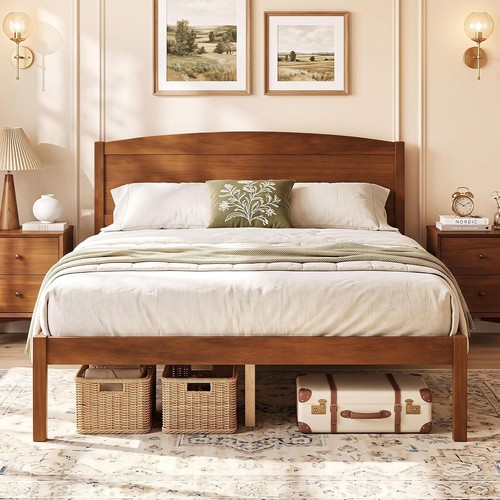 Full size wooden bed frame - full,