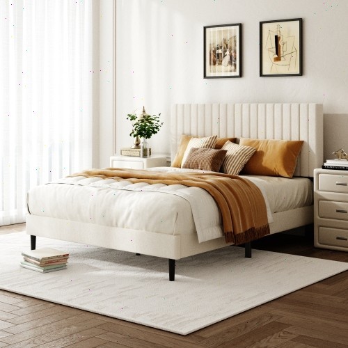 Double bed frame adjustable - bed, frame,