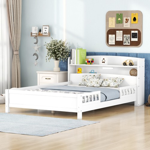 Full modern platform bed frame - modern,