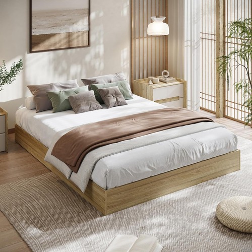 Bed frame without - frame,