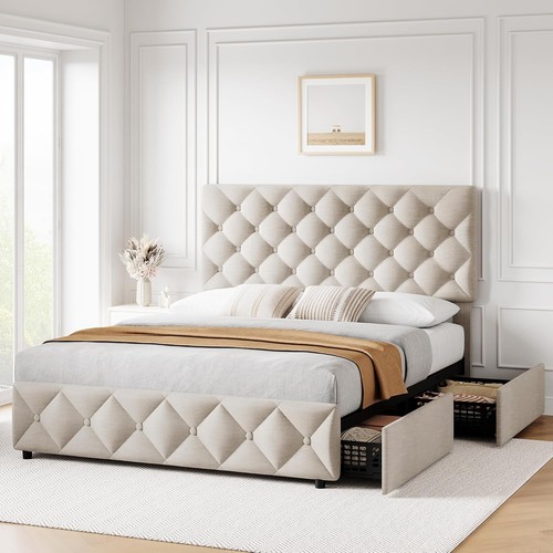 Full size bed frame with - full,