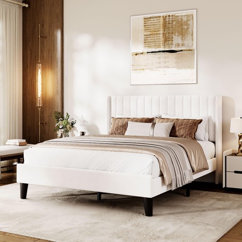Queen full size bed frame - bed,