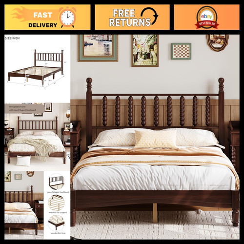 Vintage full size bed frame - full,
