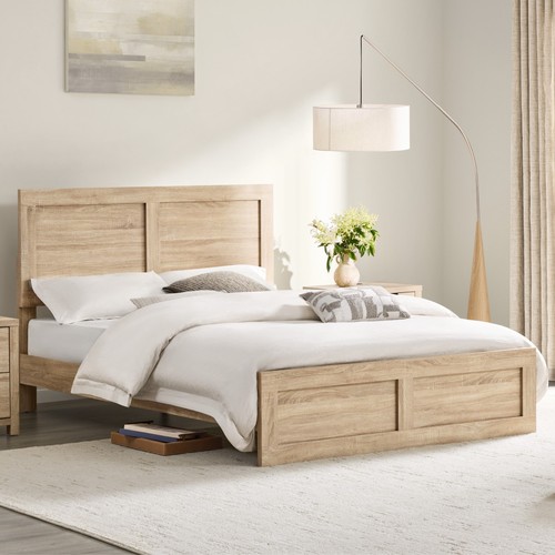 Chita wood bed frame wooden - bed, frame,wooden