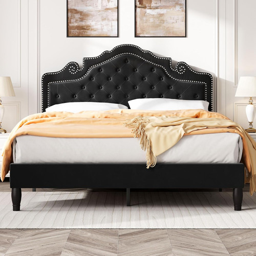 Elegant black velvet - elegant, size