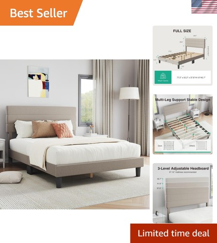 Full size bed - bed, with