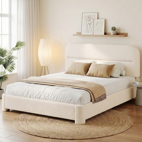Upholstered bed frame - upholstered,