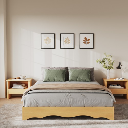 Multi size wavy edge wooden - multi-size,