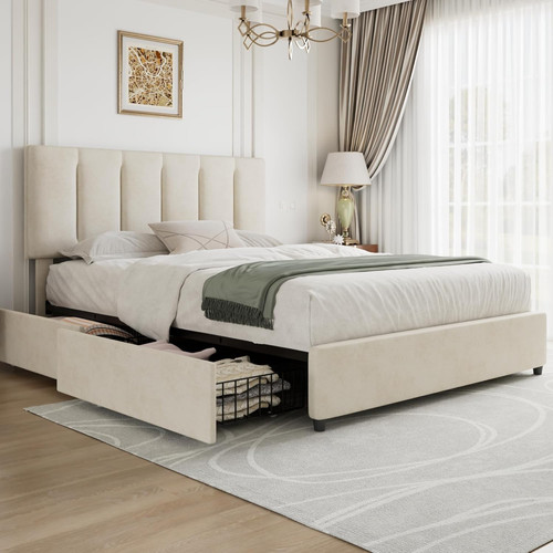 Stylish full size bed frame - stylish,