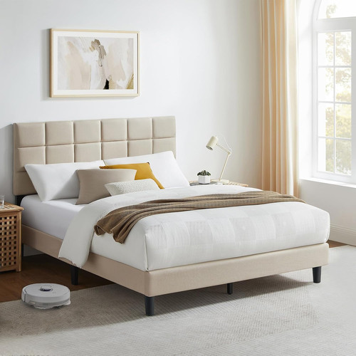 Full size platform bed frame - full,