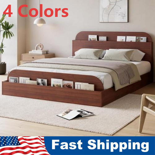 Garvee platform bed frame - bed,
