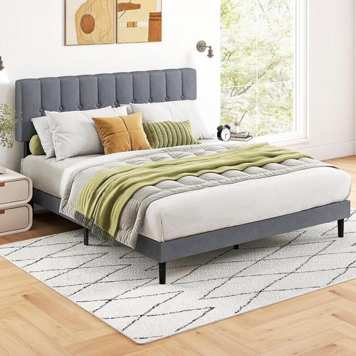 Upholstered platform bed - upholstered,